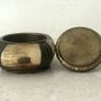 Vintage 1970s Brass & Bone Trinket Box Image 4
