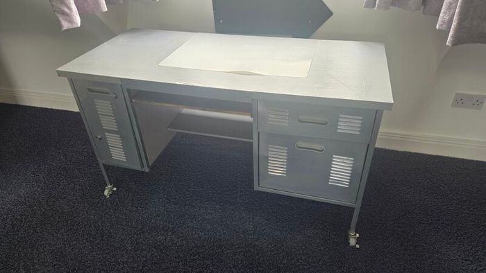Silver desk
