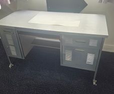 Silver desk