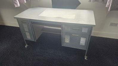 Silver desk