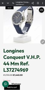 Longines conquest VHP chronograph