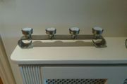 Four silver tealight holder