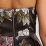 Ted Baker Bernica Floral Jacquard Full Midi Dress Gunmetal! Image 6