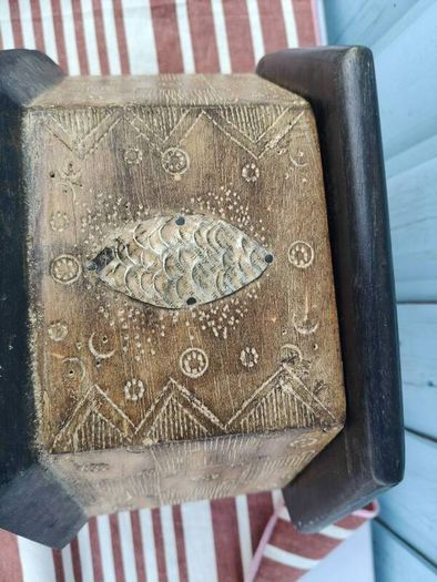 Carved Wooden Box