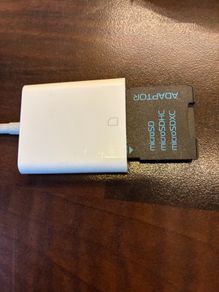 SD card adapter.