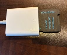 SD card adapter.