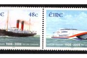 2006 Ireland Centenary of the Rosslare-Fishguard Ferry Service Commemorative Stamps Mint Never Hinged (MNH)