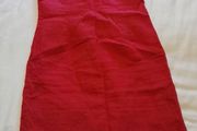 Zara Red Linen Dress