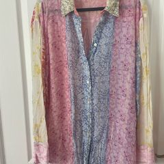 River Island Beach Blouse Size 10