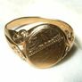 Vintage Hallmarked 9ct Gold Gentlemans Ring Image 8