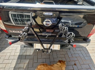 Towbar mounted bike rack 3 bikes