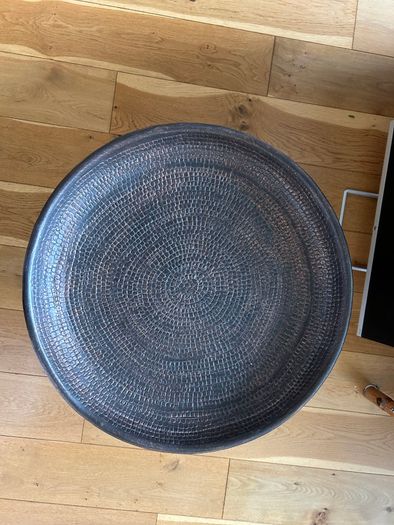 Paul Costelloe Large Bronze Ceramic Plate