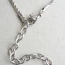 Vintage Swarovski silver tone & crystal pendant little swan necklace length 18" - 5,8g Image 2