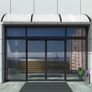 0.9 x 3 m Window Awning Door Canopy Modern Polycarbonate Cover Outdoor Rain Snow Sunlight Protection Hollow Sheet Image 4