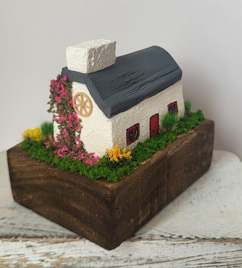Handcrafted tiny wooden cottage!