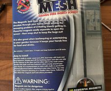 Motorhome caravan magnetic door mesh