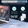 96W USB-C Super Fast Charger with 2M Cable, Compatible with MacBook Pro/Air, iPad Pro, and All USB-C Devices Image 2