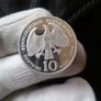 1998 Germany Silver Proof 10 Mark Coin Image 2