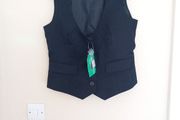 Benetton Navy Cotton Waistcoat New with Tags Size 12