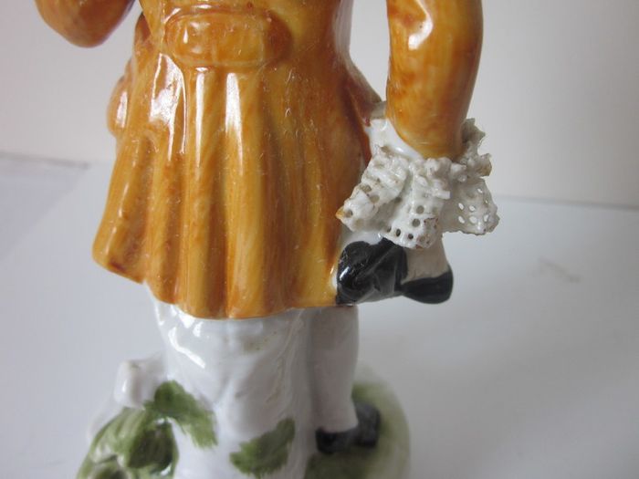 Vintage Porcelain Lace Couple Figurines