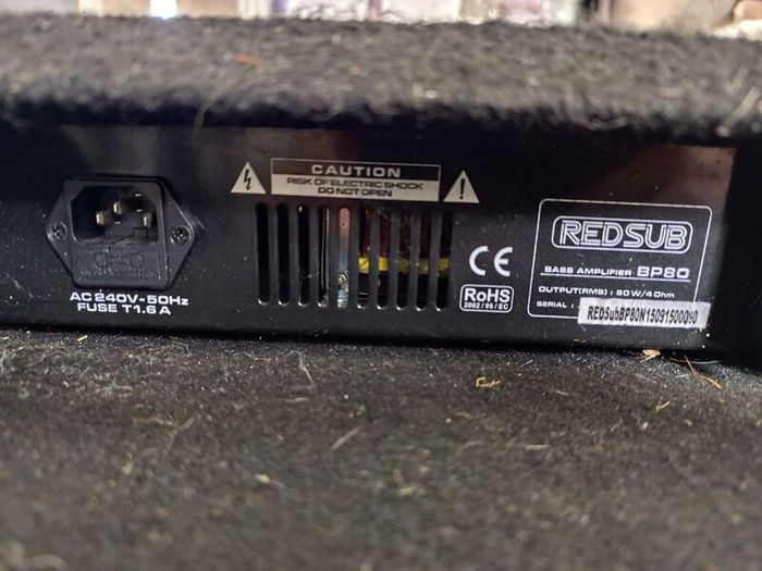 Red Sub BP80 bass amp