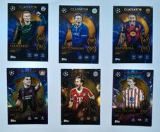 6 Match Attax Gladiator Football Cards
