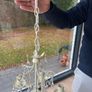 Laura Ashley cream chandelier Image 6