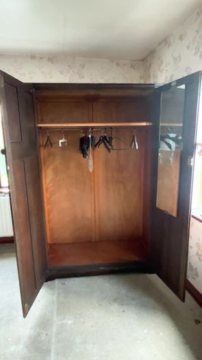 antique mahogany wardrobe