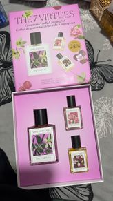 The 7 Virtues Vanilla Gourmand Layering Set with Cherry and Lychee Eau de Parfum Set new