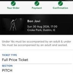 Bon Jovi tonight