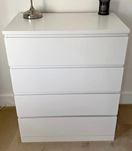 ikea drawers white