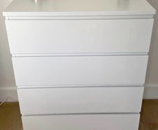 ikea drawers white