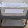 Dark gray bed side cot. Image 4