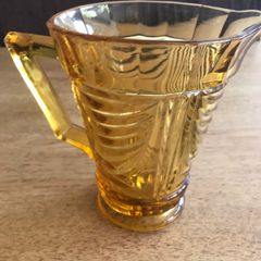 Vintage Amber Glass Jug
