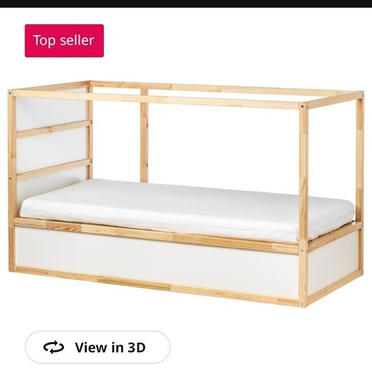 IKEA Kura reversible bed with orthopedic mattress