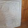 Irish plaster Sculpture Vintage Antique Greek Roman Plaster relief plaque Image 6
