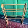 Vintage wooden towel rail Image 3