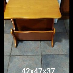 Magazine rack coffee table