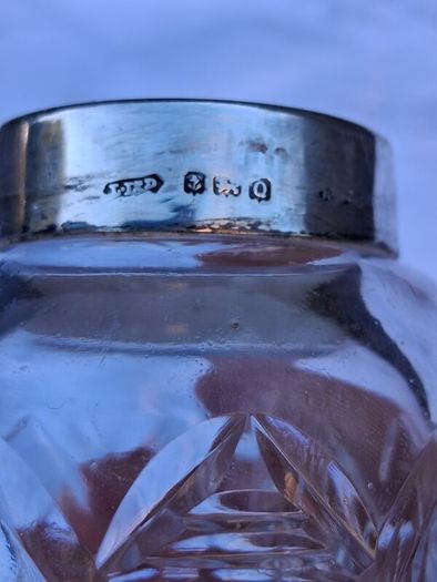 Sterling Silver and Cut Glass Sugar Sifter(1940)