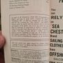 Wheel And Tiller. The Yachtmans Quarterly Review Of Small Ships And The Sea. Paperback. In Good Condition. Image 2