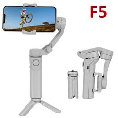 Smartphone Gimbal Stabilizer, F5 3-Axis Phone Stabilizer Foldable Handheld Gimbal with Tripod, Vlogging Stabilizer for Video Recording with Face Tracking,...