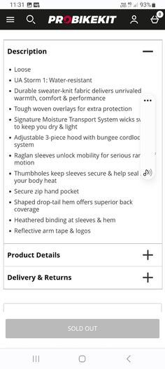Under Armour - Storm1 Coldgear Tracksuit - Size XS - Brand New RRP 200