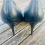 River Island Black Leather Stilettos Image 6