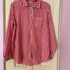 Lefties (Zara Group) Red Stripe Shirt   Size XL