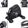 Mini Exercise Bike Pedal Exerciser Resistance Cycle Indoor Gym Black (FREE POSTAGE) Image 2