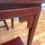Unique kitchen hardwood table & stools Image 6