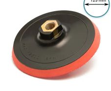 GLASS POLISH 12626 Hook and Loop Rotary Polisher Backing Pad, Rotary Sander Backer | Thread:5/8"-11 - Hard