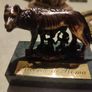 Ricordo Di Roma Romulus And Remus Figurine She Wolf Bronze On Marble Base Image 2