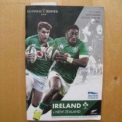 Ireland vs New Zealand Match Day Programme 17 November 2018