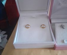 ladies silver earrings